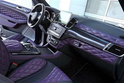 Topcar Mercedes AMG GLE 63 modificat cu fibră de carbon și interior din piele...