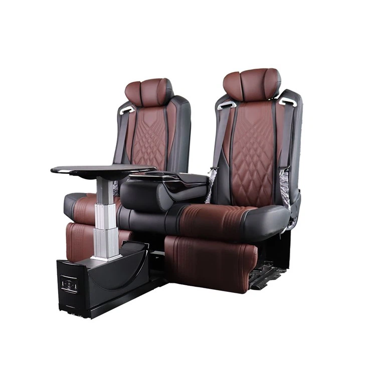 car seat with electric table